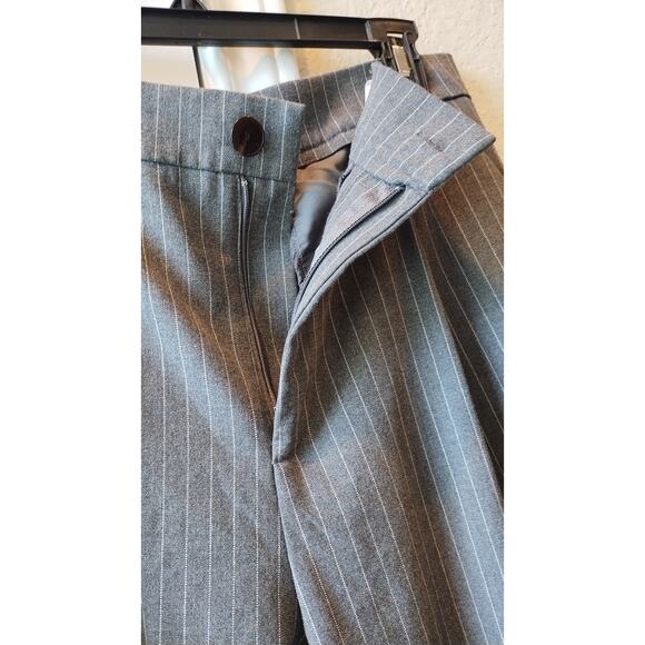 Zara Gray Pinstripe Jumpsuit - Picture 4 of 13